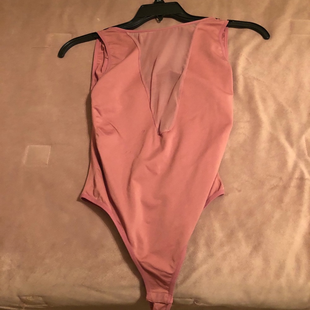 Pink bodysuit